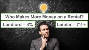 rental property ROI landlord vs lender returns